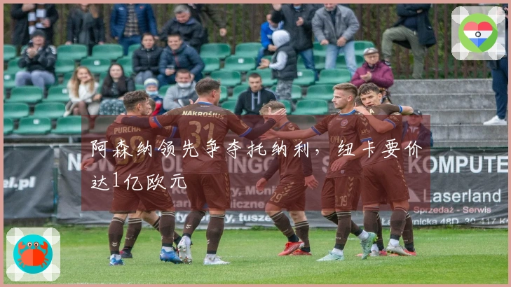 阿森纳领先争夺托纳利，纽卡要价达1亿欧元